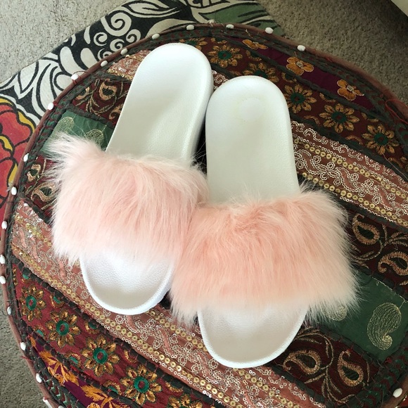 UGG Shoes - Ugg Royale Fur Slide Slippers